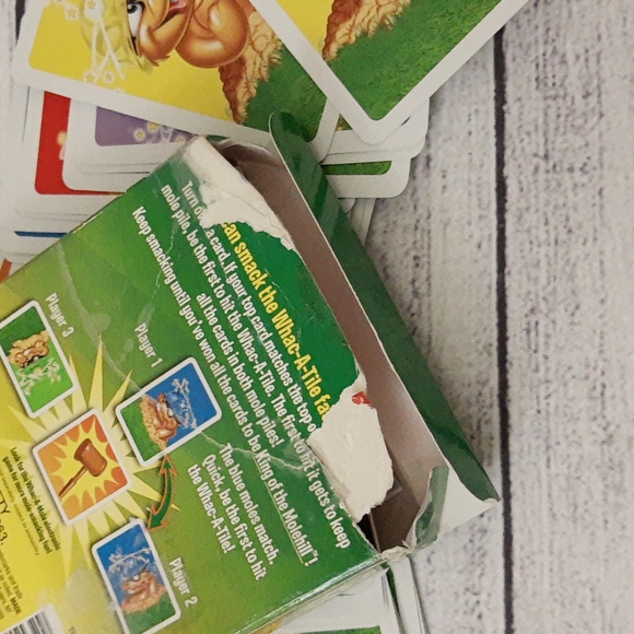 Whac-A-Mole Card Game COMPLETE (2009), Box Damage - Picture 4 of 16